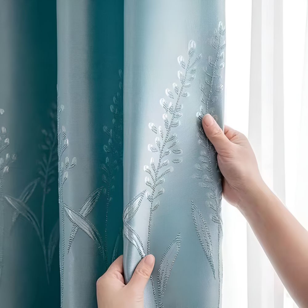 Nature Inspired Light Blocking Drapes - Cofik