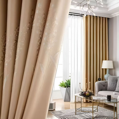 Nature Inspired Light Blocking Drapes