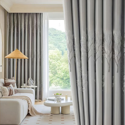 Nature Inspired Light Blocking Drapes