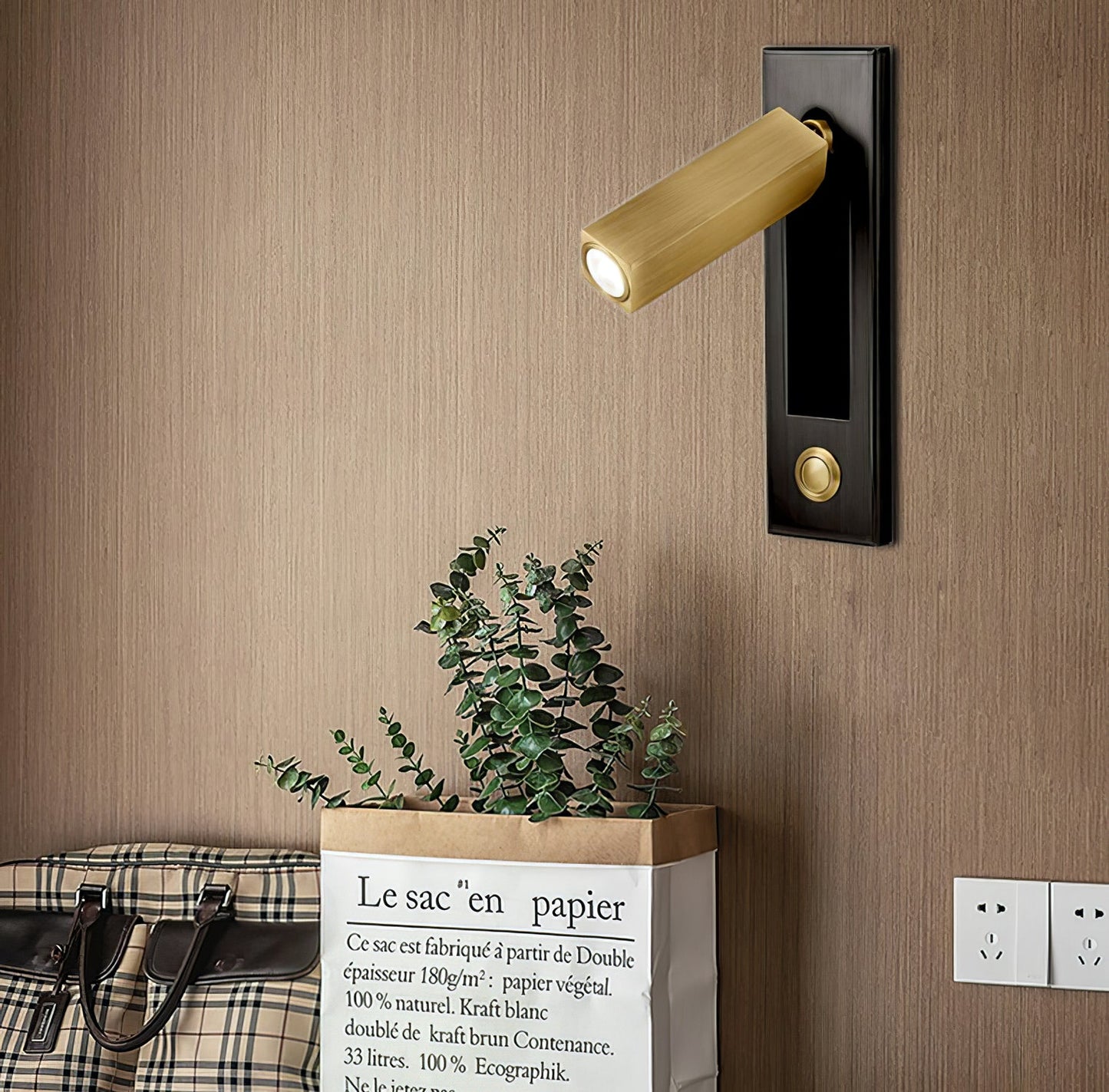 Wall Mount Bedside Reading Lamp Sconce
