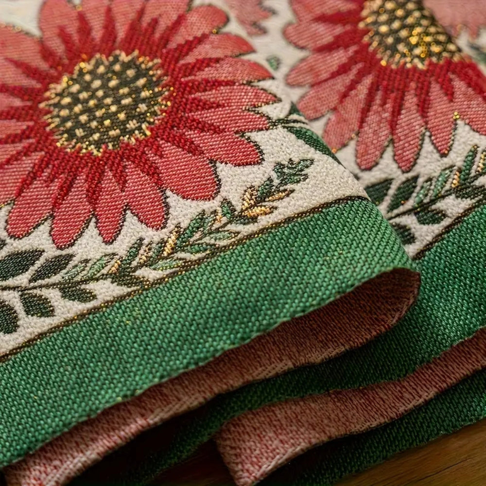 Decorative Flower Fringe Table Runner