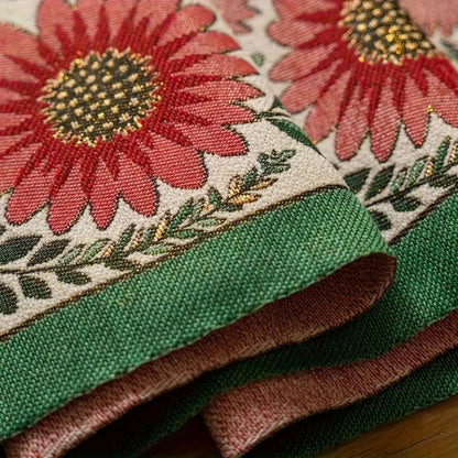 Decorative Flower Fringe Table Runner