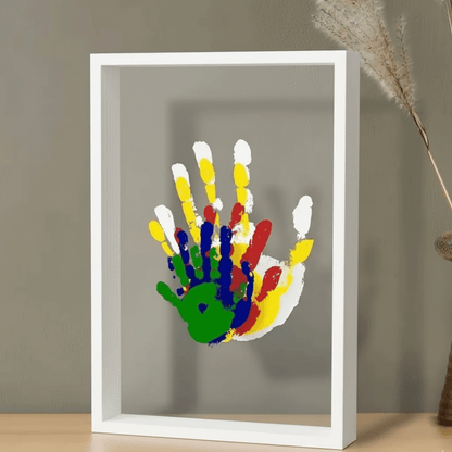Personalized Wooden Baby Handprint Frame