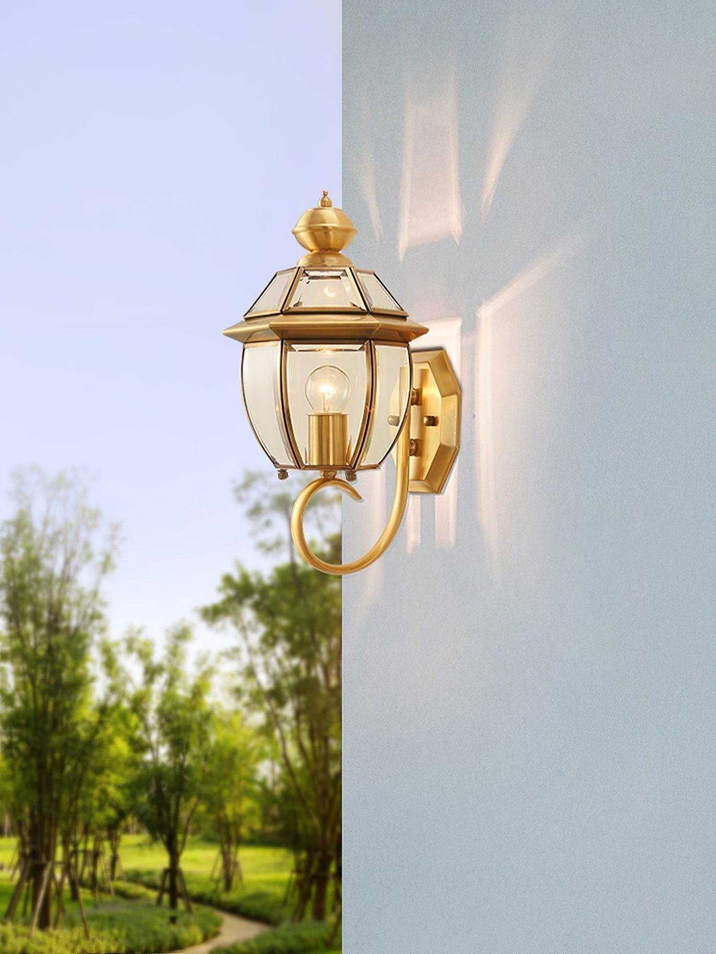 Classic Vintage Lantern Wall Lamp