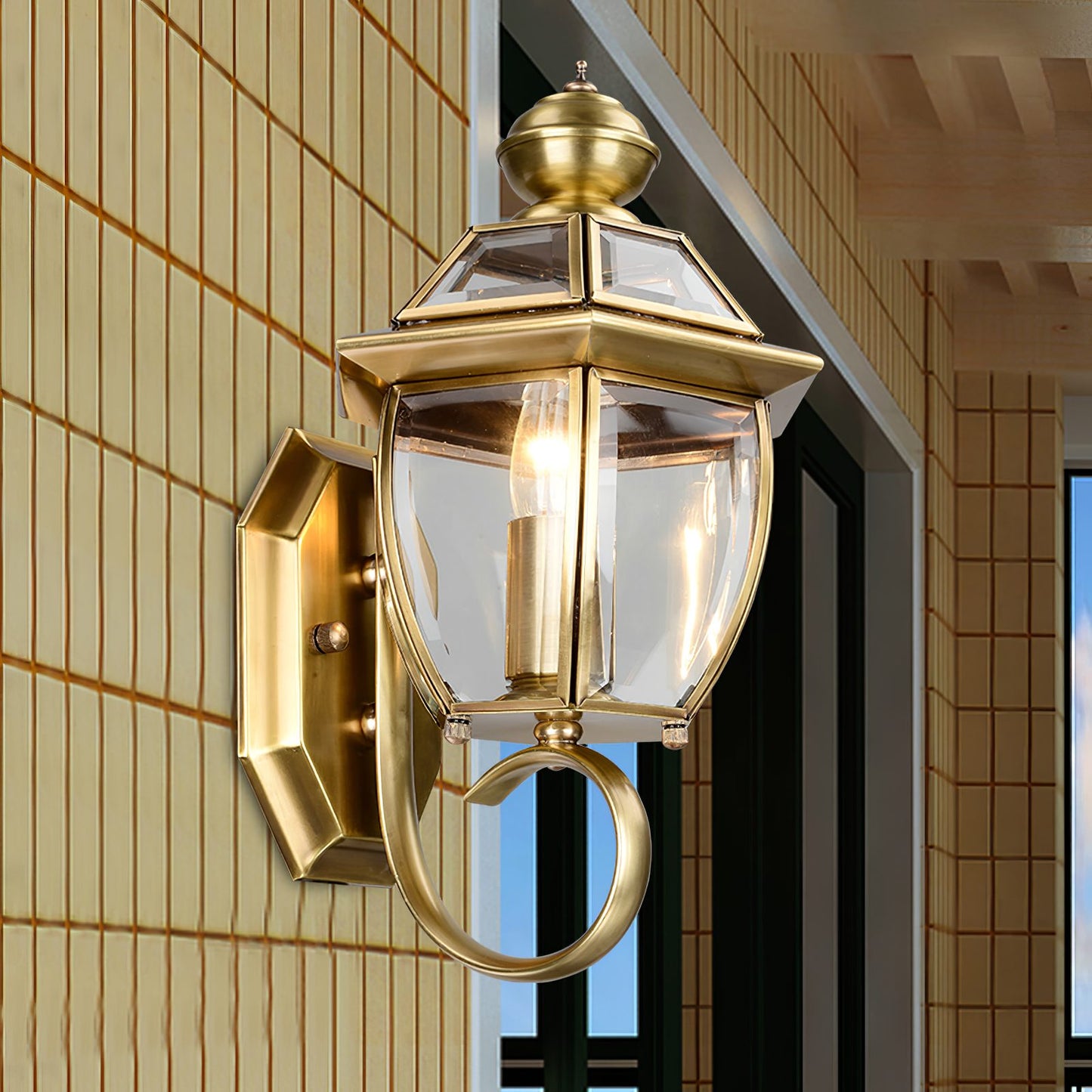 Classic Vintage Lantern Wall Lamp