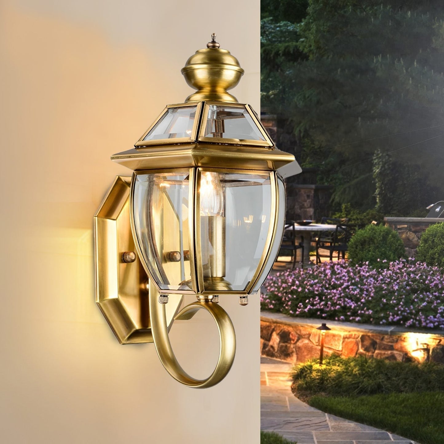 Classic Vintage Lantern Wall Lamp