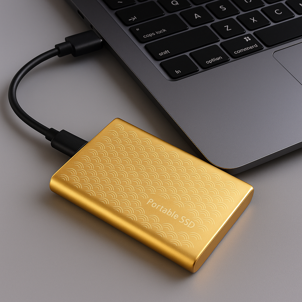 Fast Portable External Solid State Drive Storage