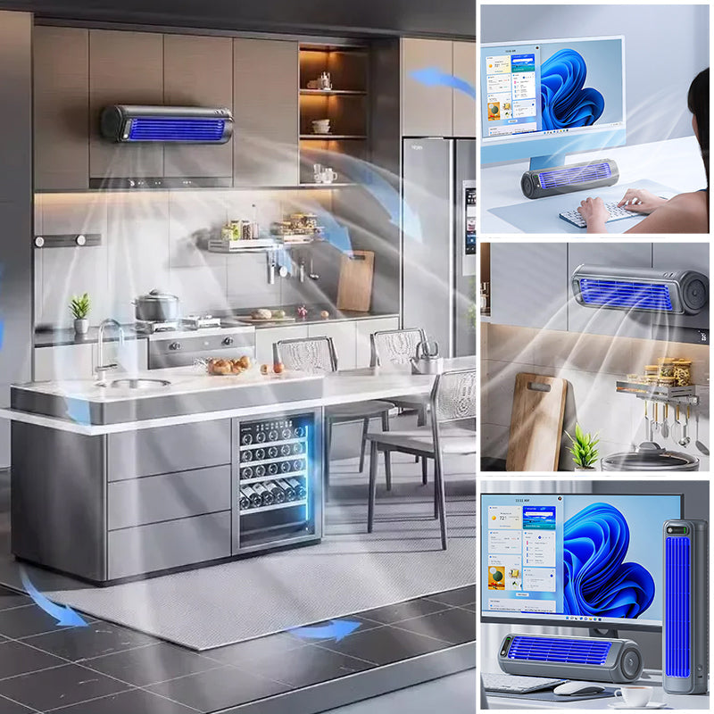 Compact Wall Mounted Air Conditioner Fan
