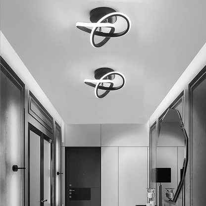 Dark Iron LED Hanging Light