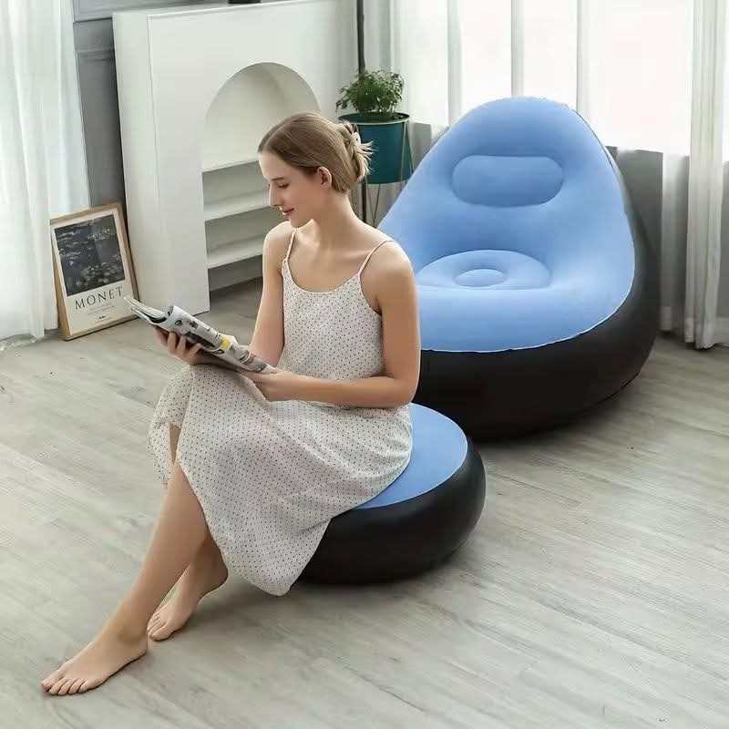 Comfy Fauler Sofa with Ottoman