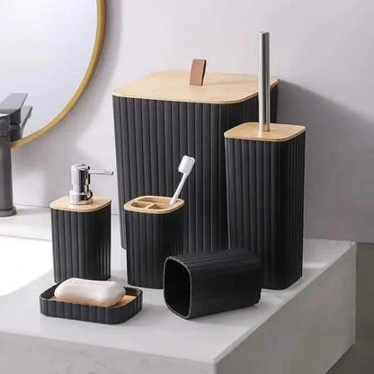 Complete 6-Piece Bath Accessory Set - Cofik
