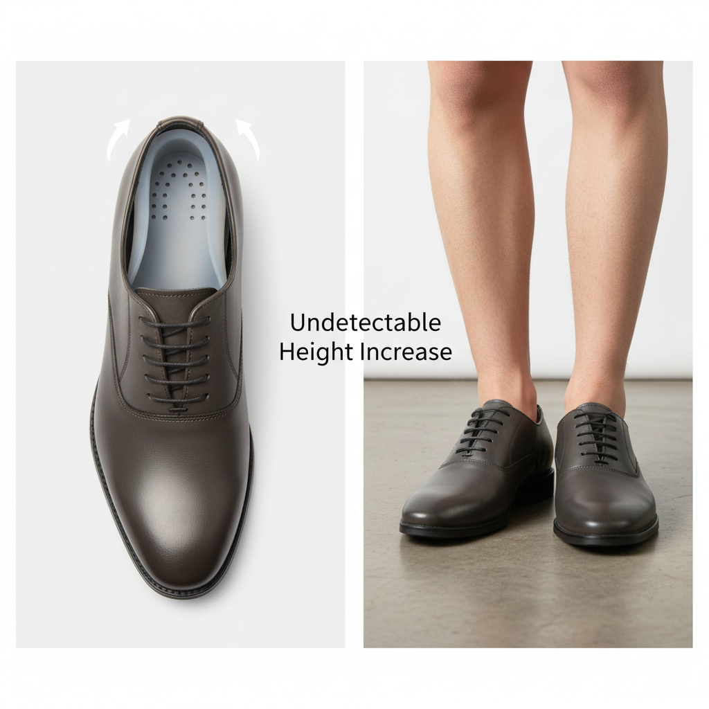 Discreet Height Boosting Shoe Insoles