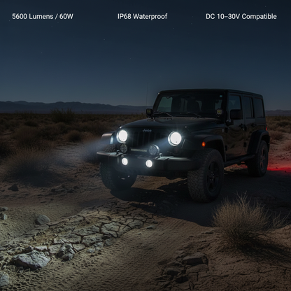 Bright 7 Inch Offroad Car Light Bar