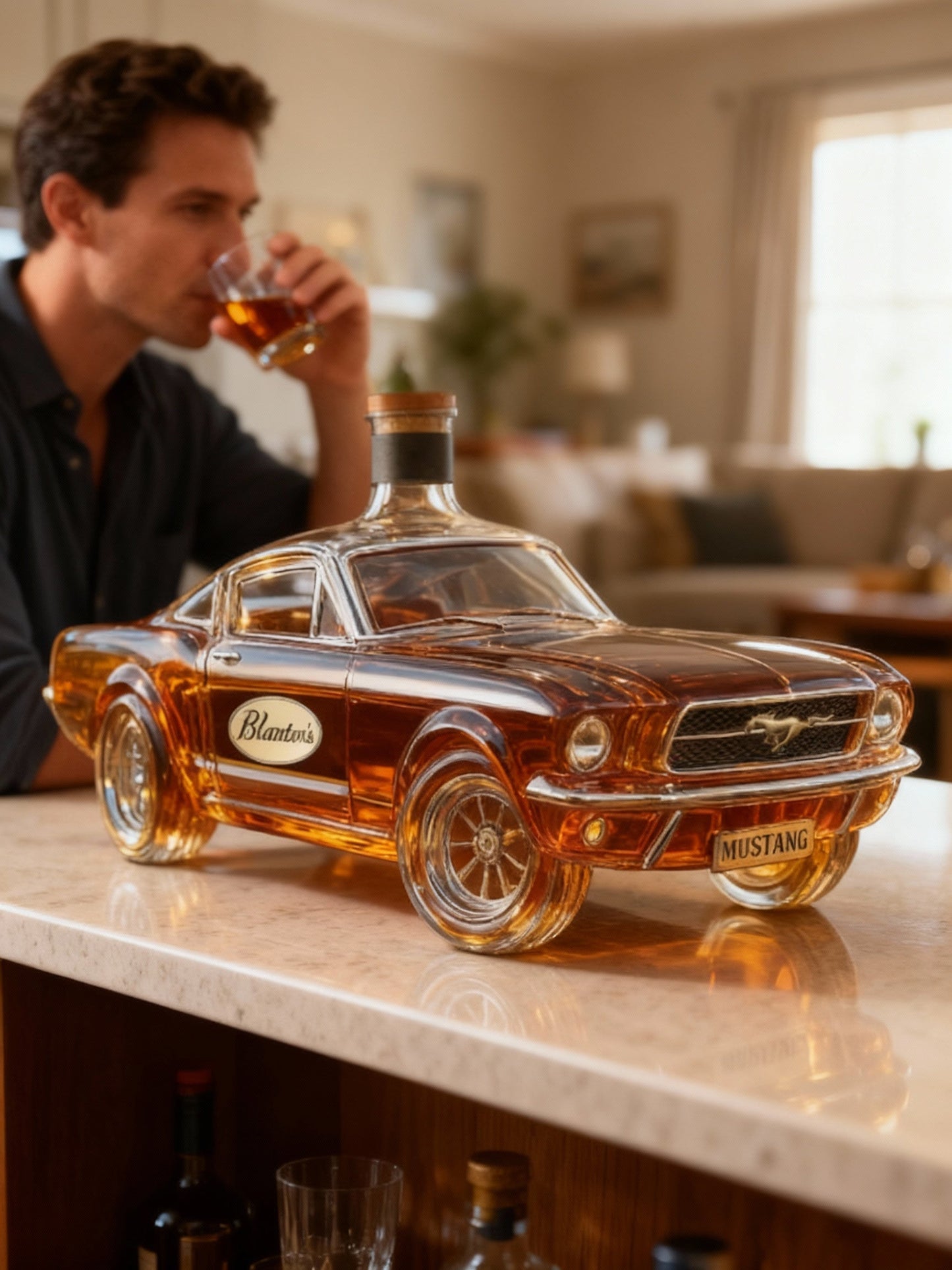 Mustang Car Shaped Liquor Decanter