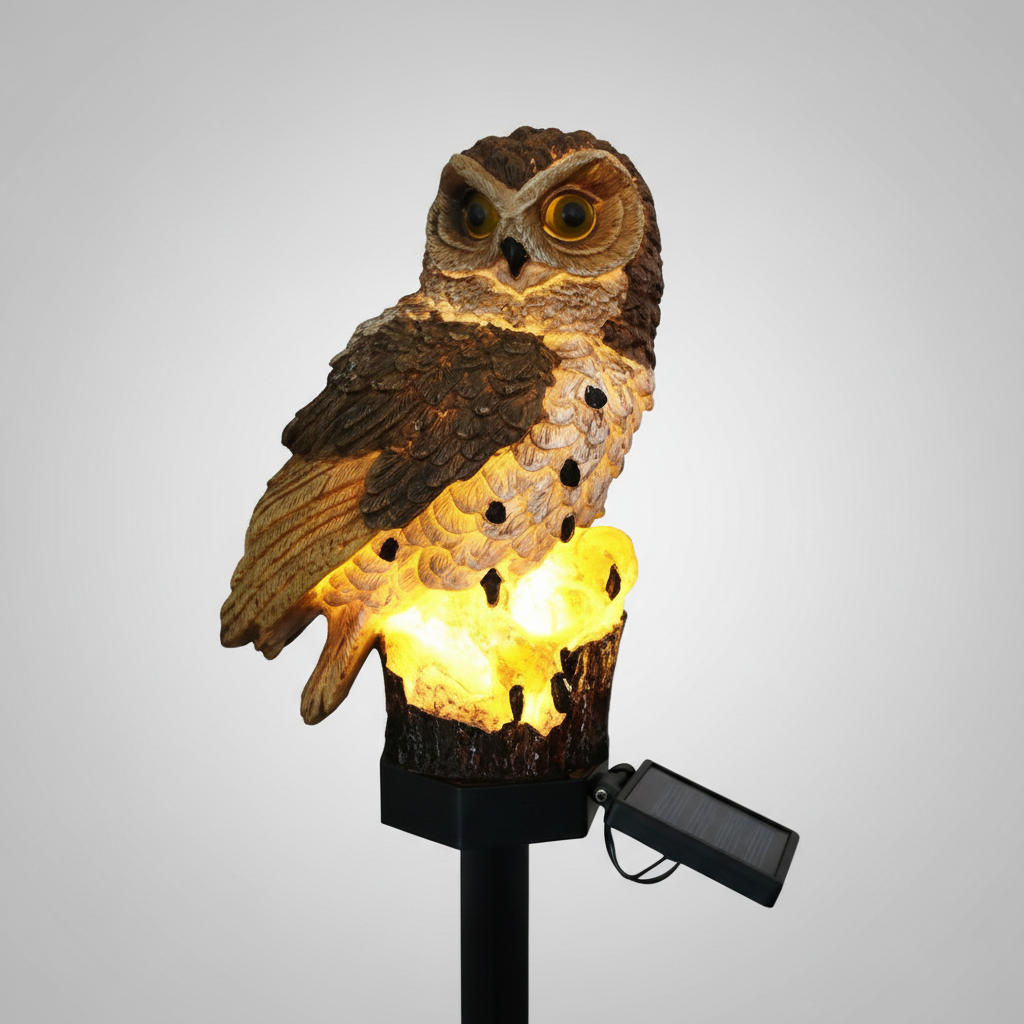 Bright Solar Powered Outdoor Lamp