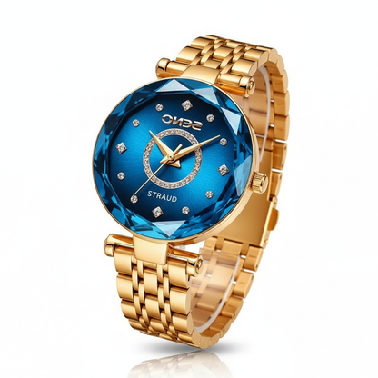 Glittering Ladies Stainless Steel Wrist Watch - Cofik