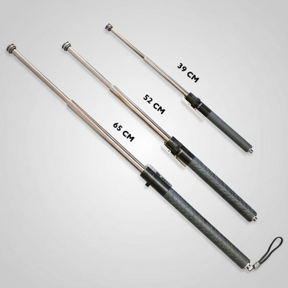 Foldable Hiking Staff with LED Light and Safety Tip