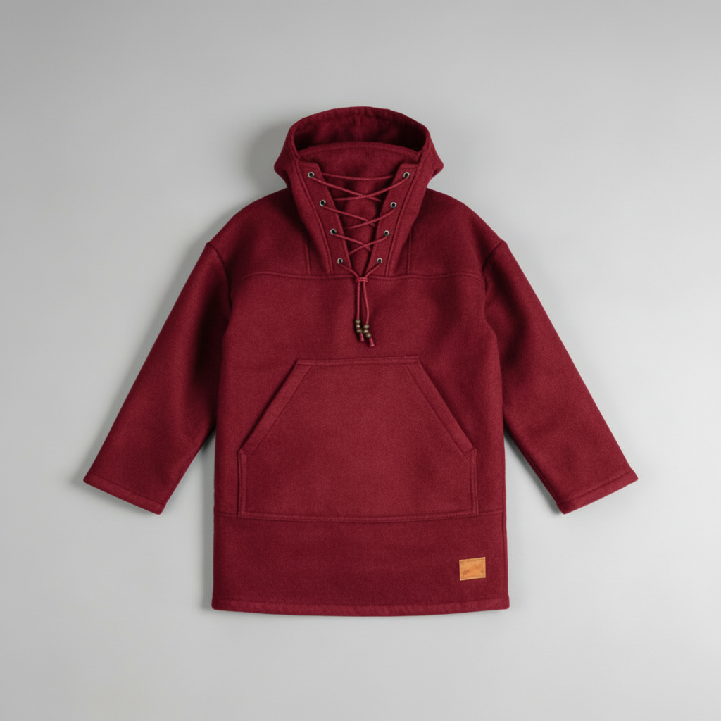 Warm Waterproof Wool Outdoor Jacket