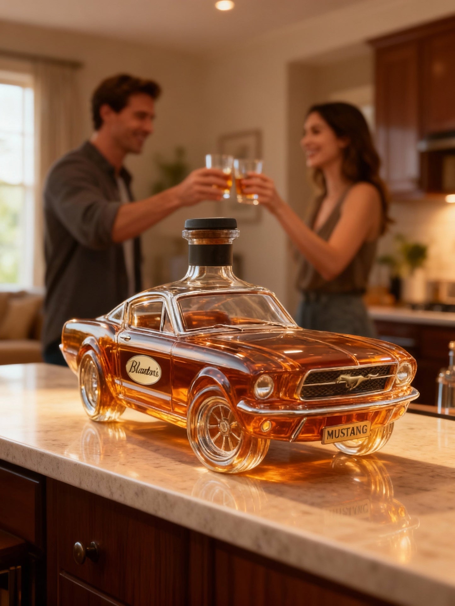 Fun Vintage Auto Whiskey Decanter