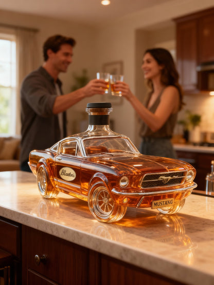 Fun Vintage Auto Whiskey Decanter