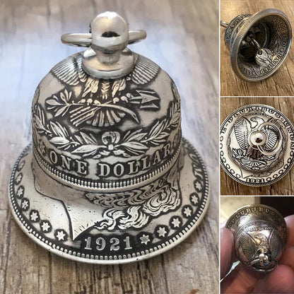 Classic Morgan Silver Coin Bell
