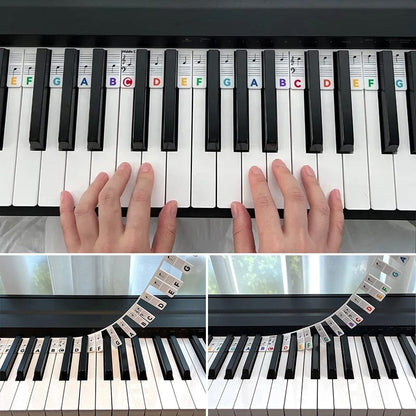 Reusable Piano Key Sticker Notes