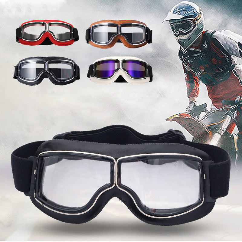 Classic Biker Retro Goggles