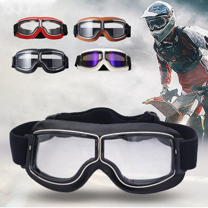 Classic Biker Retro Goggles