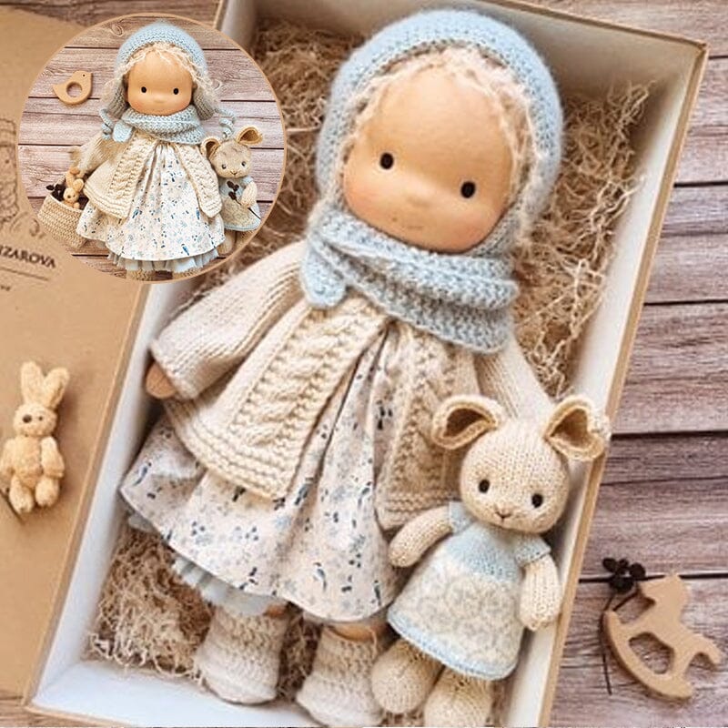 Unique Artisan Wooden Doll Cofik