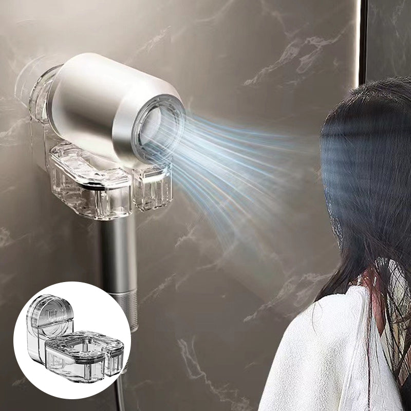 Adjustable Hair Dryer Holder No Drill Needed