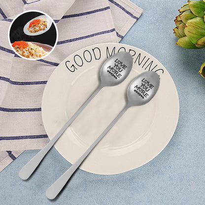 Personalized Romantic Message Spoon