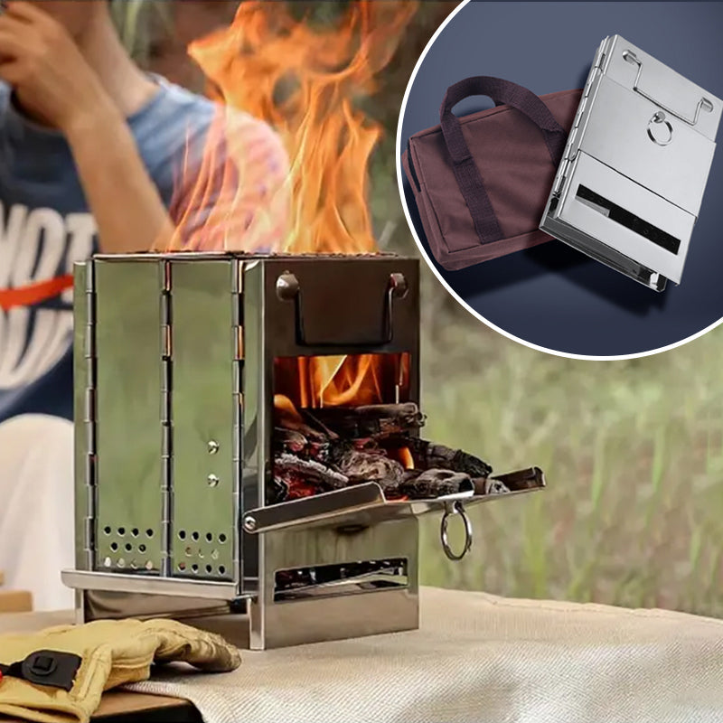 Portable Steel Outdoor Camping Stove Grill