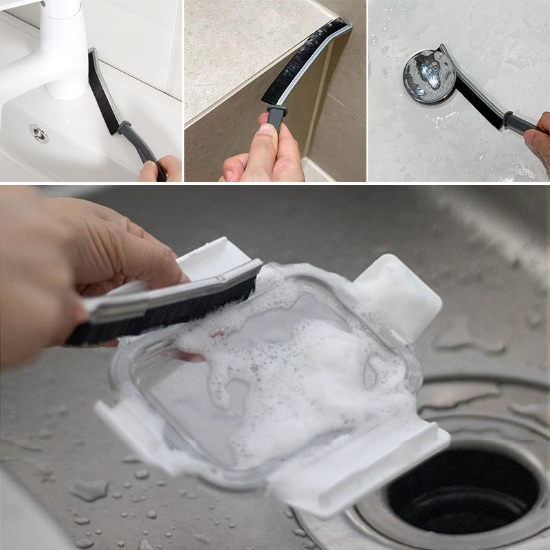 Tough Tile Grout Scrub Brush Stiff Bristle Cleaner