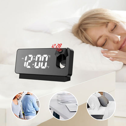 Wireless Digital LED Projection Alarm Clock