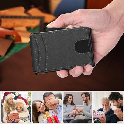 Premium Leather AirTag Wallet Card Holder