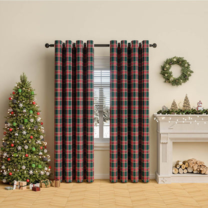 Traditional Plaid Thermal Curtains