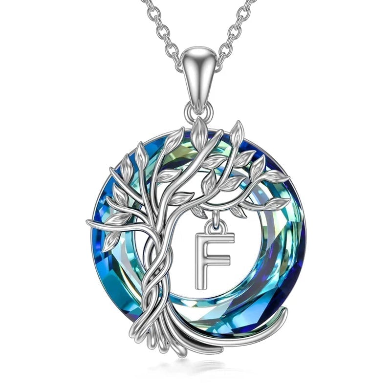 Nature Inspired Crystal Tree Necklace