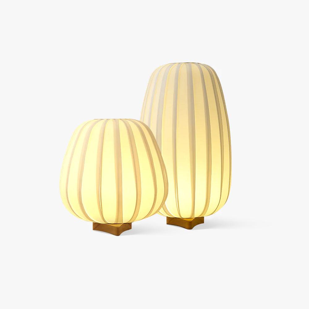 Simple Wooden Desk Lamp with Natural Base - Cofik