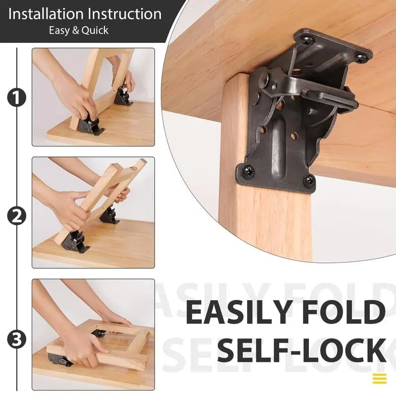 Sturdy Adjustable Corner Brackets with Lock