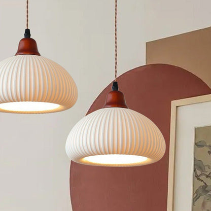 Classic White Ceramic Pendant Dining Light