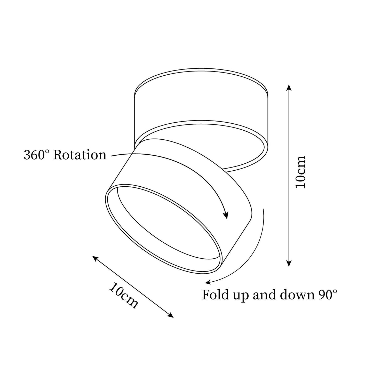 Adjustable Modern LED Ceiling Spotlight