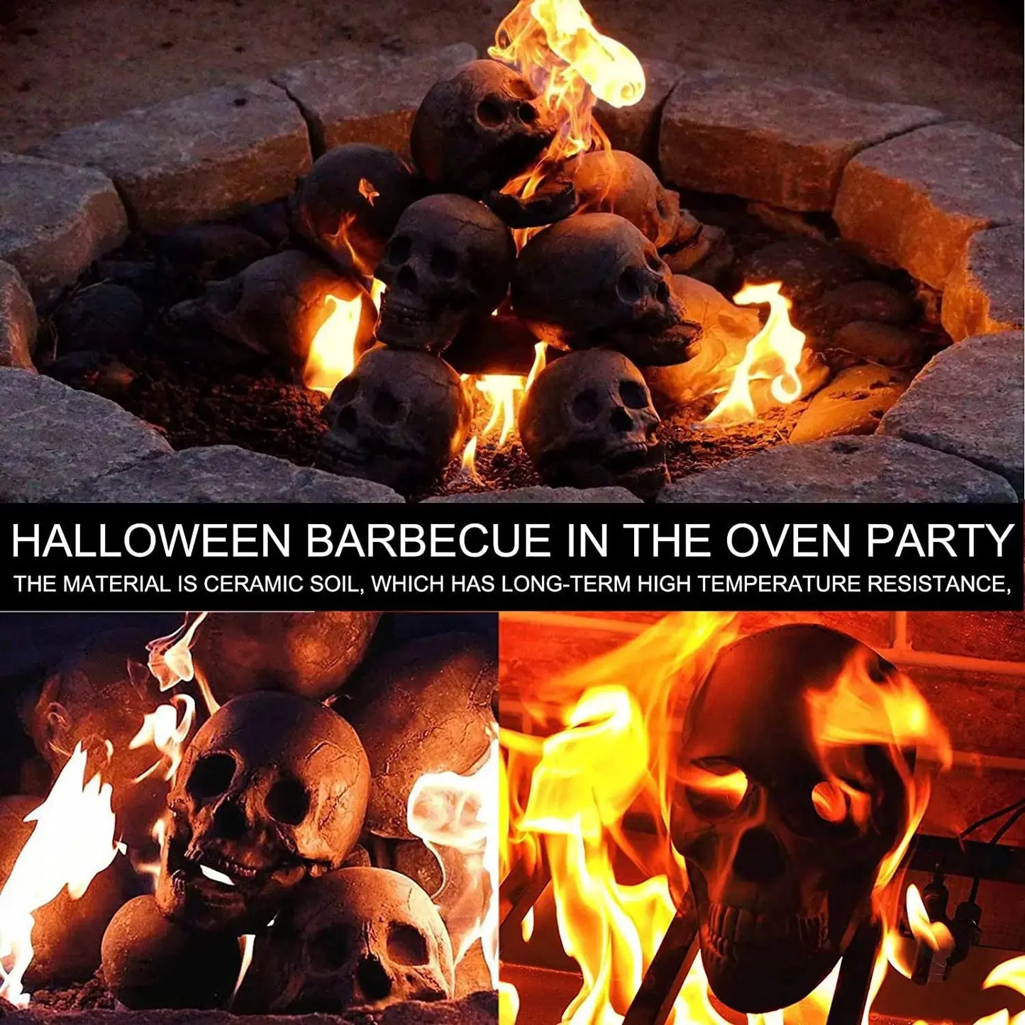 Heat Resistant Skull Decor