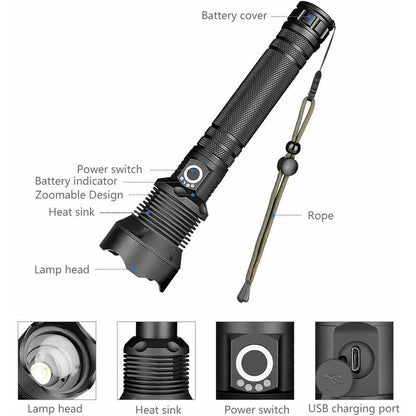Bright Rechargeable LED Torch Light