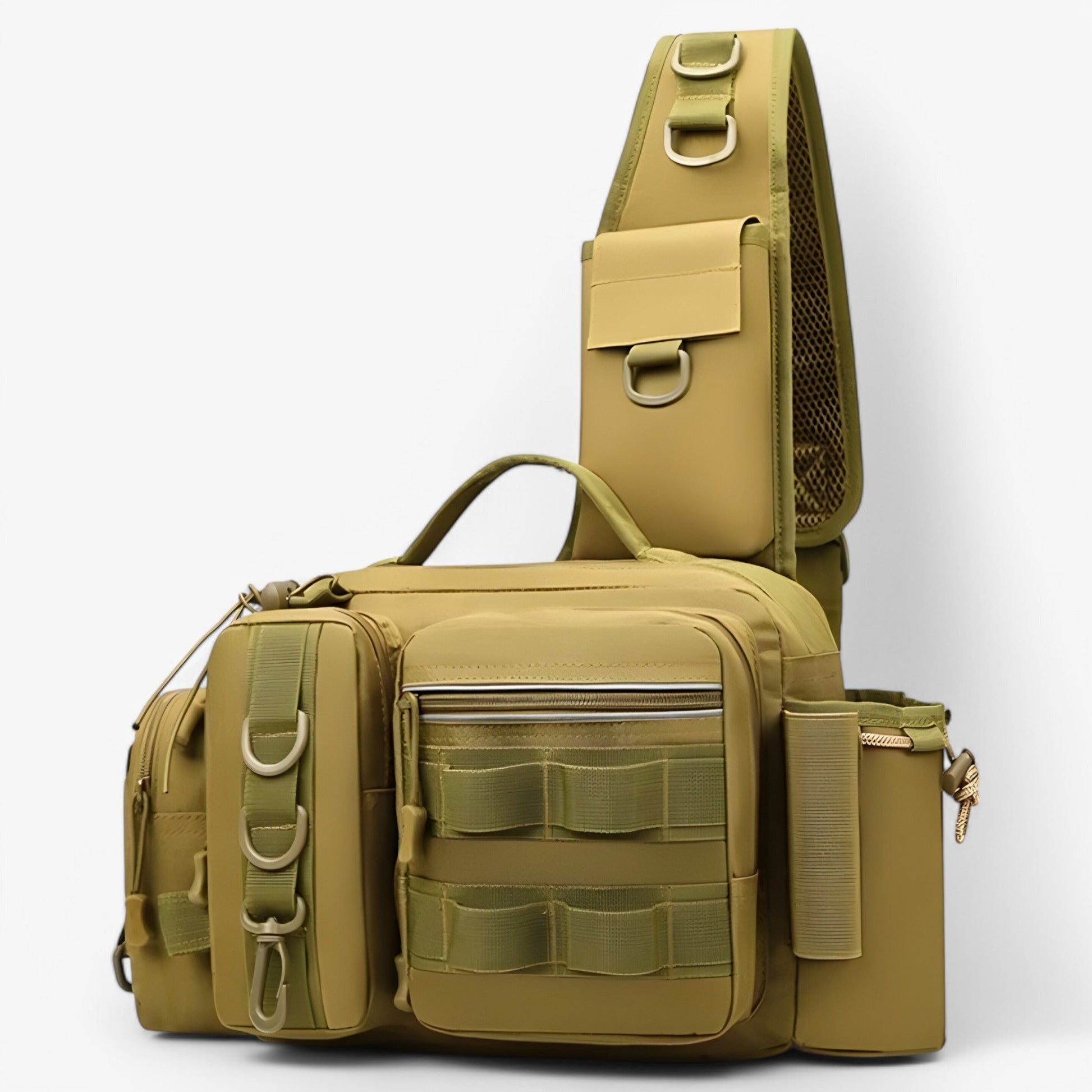 Waterproof Fishing Gear Bag with Rod Holder - Cofik