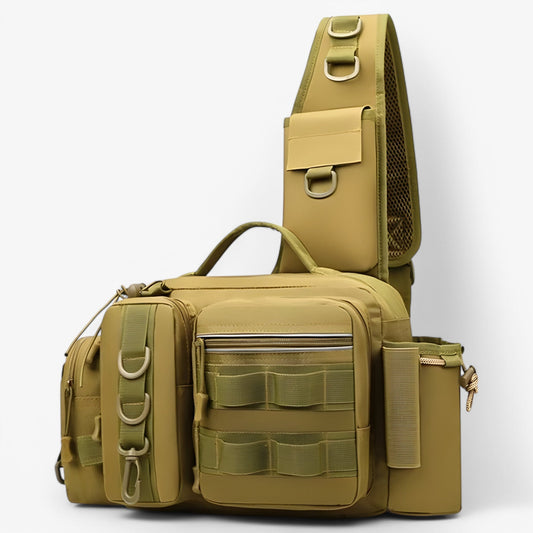 Waterproof Fishing Gear Bag with Rod Holder - Cofik