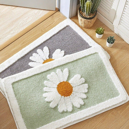 Soft Floral Bathroom Mat - Cofik