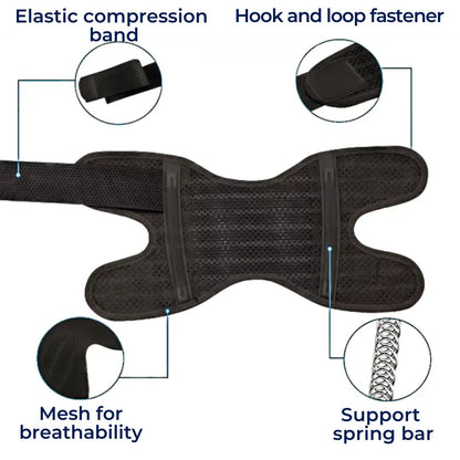 Comfort Knee Pads with Extra Support and Stability Strap