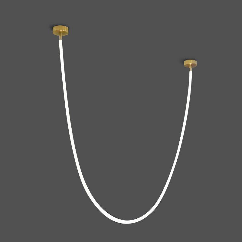 Luxury Gold LED Hanging Light Fixture