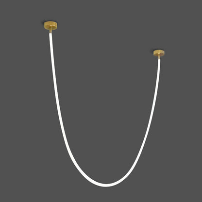 Luxury Gold LED Hanging Light Fixture