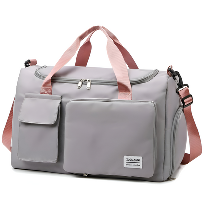 Waterproof Travel Duffel Bag with Shoe Pocket